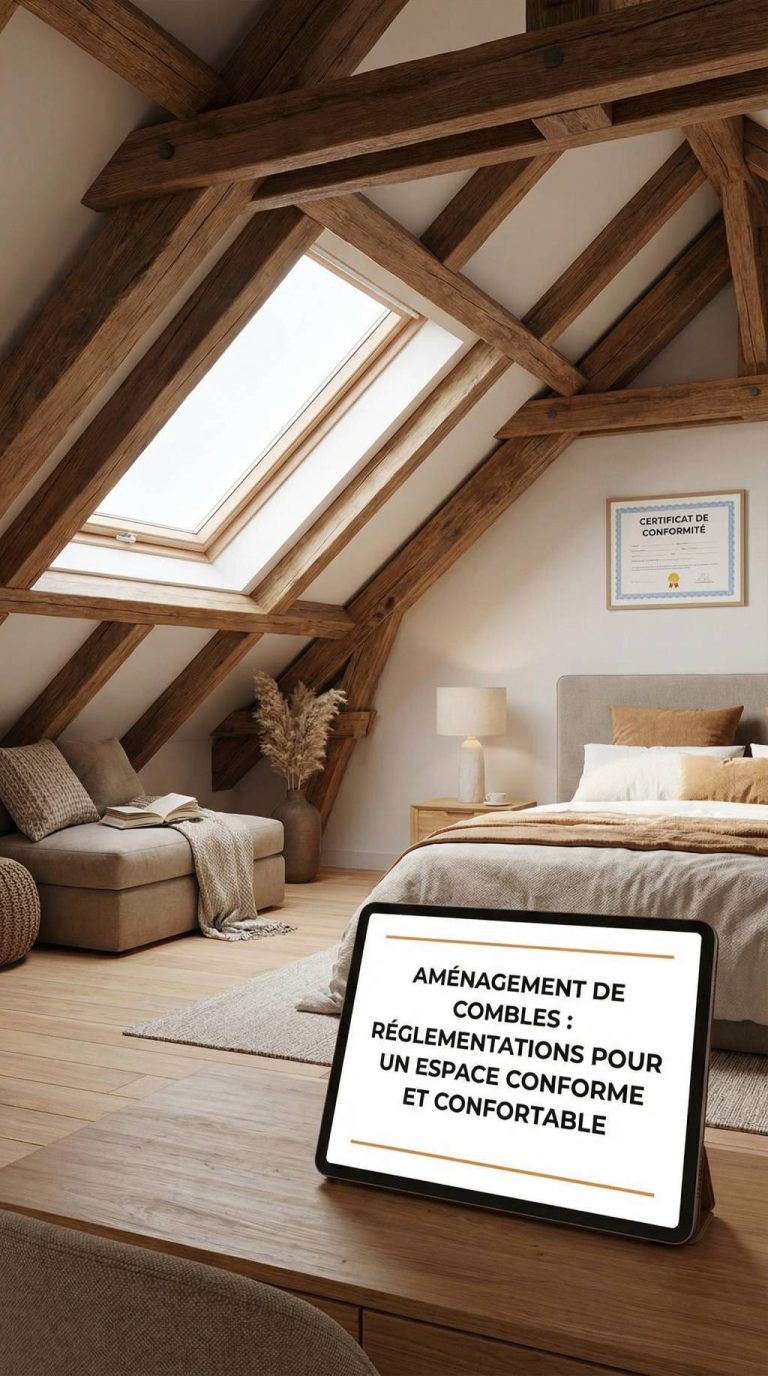 Combles : réglementations pour aménager un espace conforme et confortable