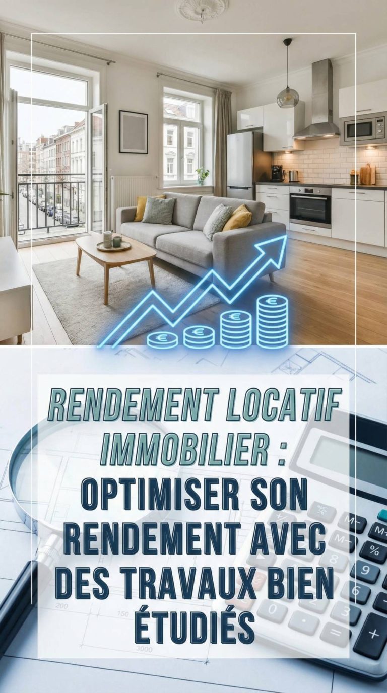 Rendement locatif immobilier : optimiser son rendement avec des travaux bien étudiés